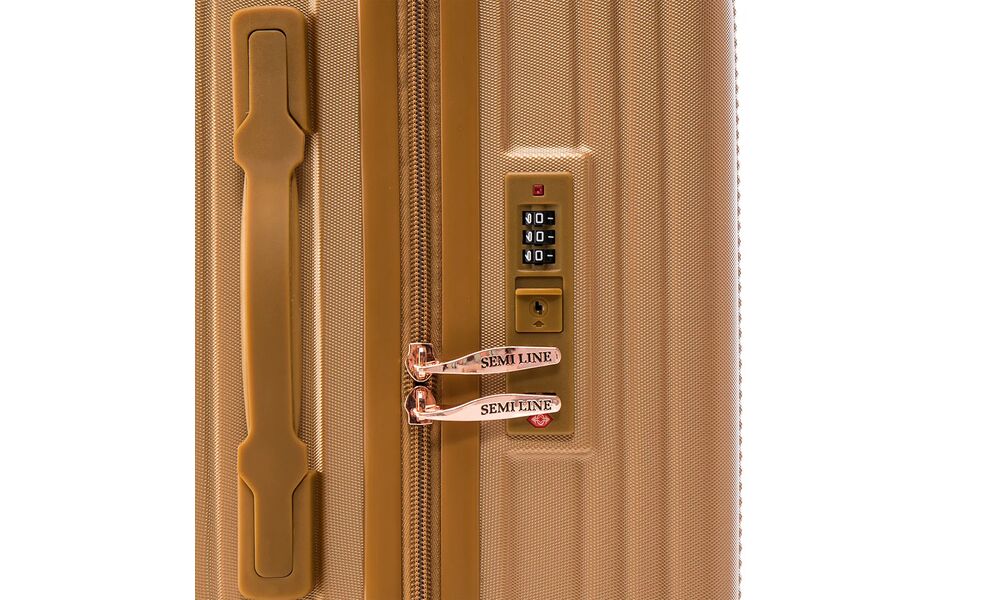 Валіза Semi Line 28" T566 - L (Gold), 93 л, Об'єм: 93, Колір виробника: Gold, зображення 8