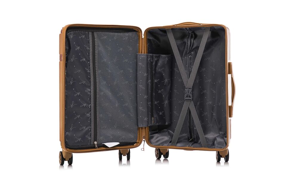 Валіза Semi Line 20" T566 - S (Gold), 38 л, Об'єм: 38, Колір виробника: Gold, зображення 4