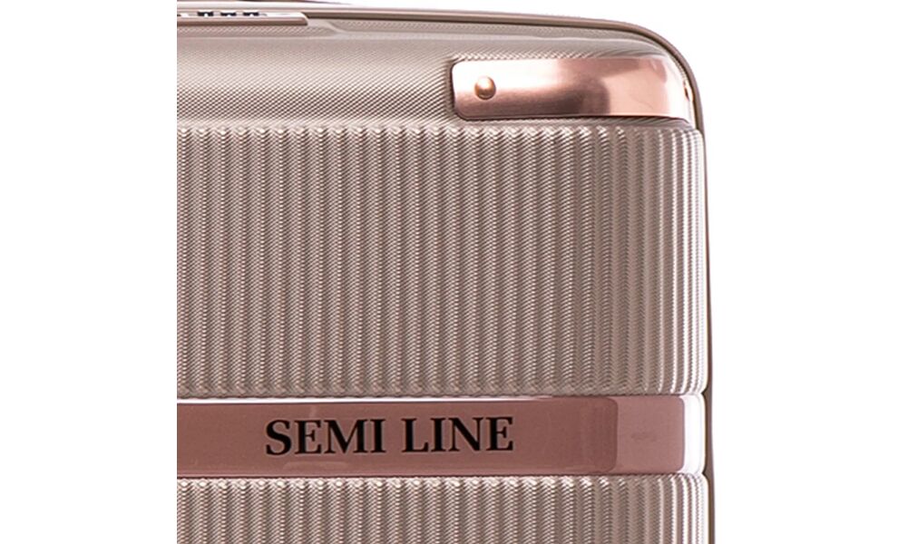 Валіза Semi Line 28" L T5668-4 (Champagne), 93 л, Об'єм: 93, Колір виробника: Champagne, зображення 7