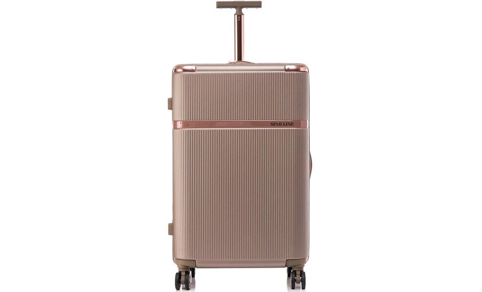 Валіза Semi Line 28" L T5668-4 (Champagne), 93 л, Об'єм: 93, Колір виробника: Champagne, зображення 2