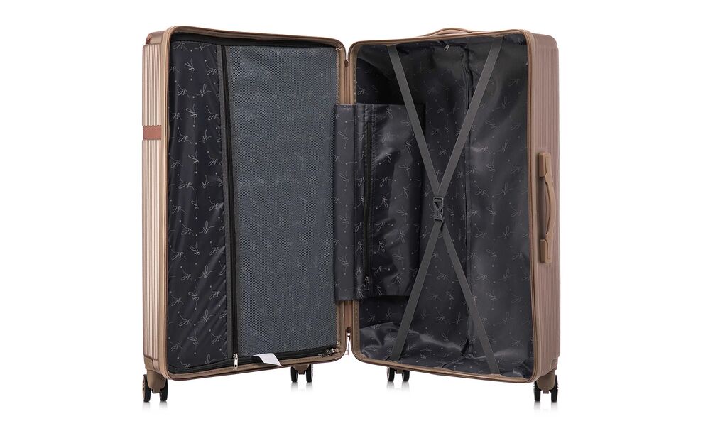 Валіза Semi Line 24" T566 - M (Champagne), 60 л, Об'єм: 60, Колір виробника: Champagne, зображення 6