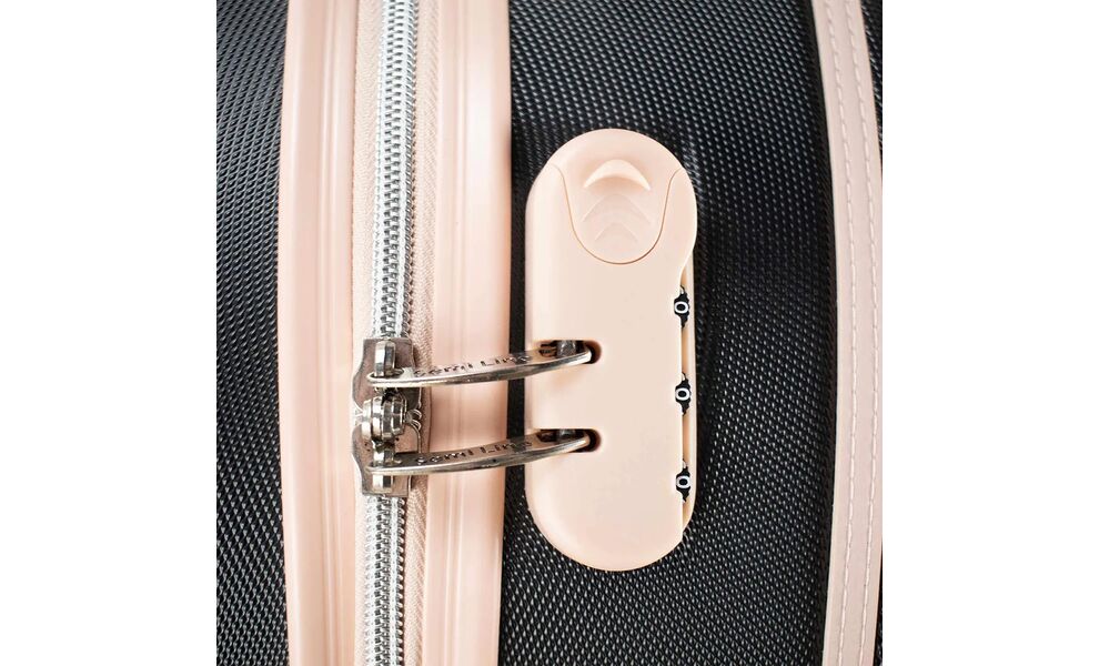 Валіза Semi Line 24" T567 - M (Black/Pink Cream), 49 л, Об'єм: 49, Колір виробника: Black/Pink Cream, зображення 9