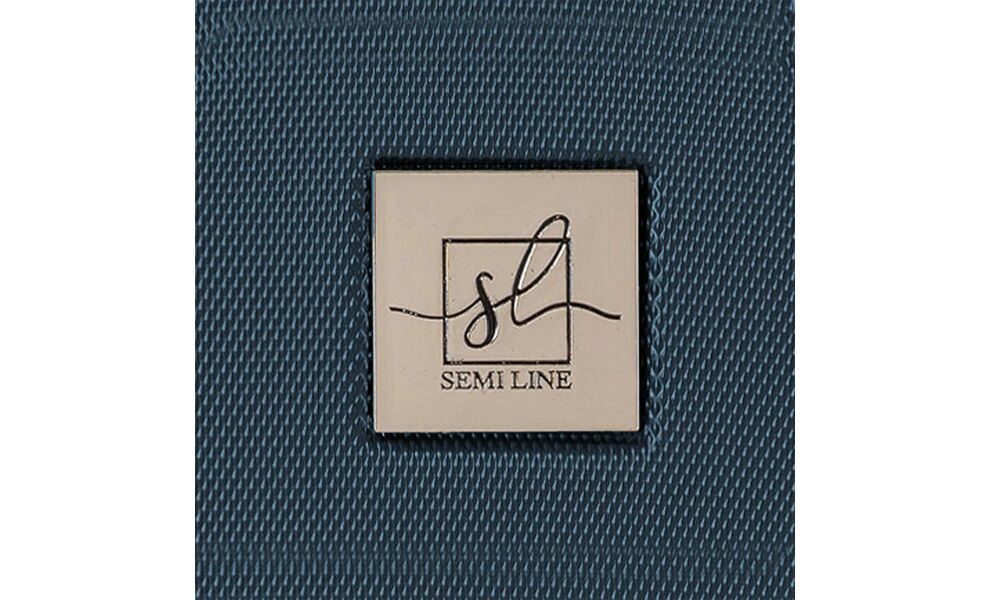 Валіза Semi Line 28" T567 - L (Blue/Brown), 96,5 л, Об'єм: 96,5, Колір виробника: Blue/Brown, зображення 8