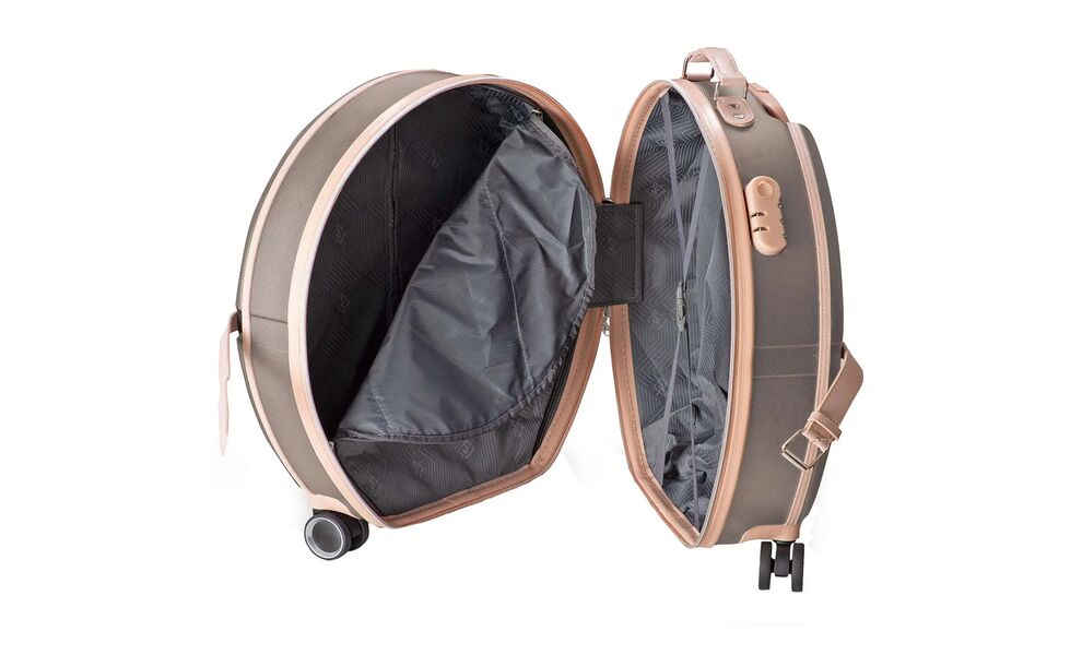 Валіза Semi Line 24" T567 - M (Brown/Pink Cream), 49 л, Об'єм: 49, Колір виробника: Brown/Pink Cream, зображення 4