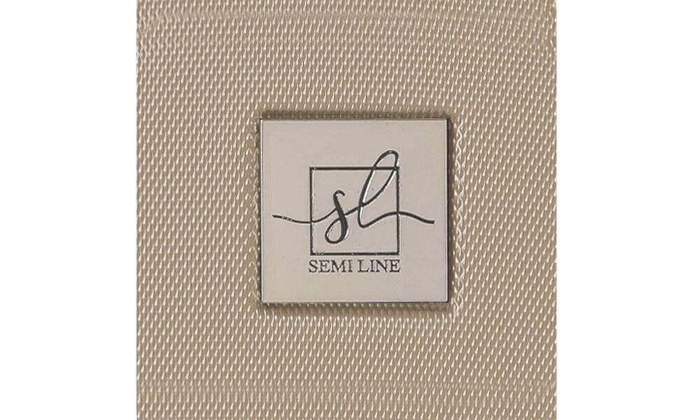 Валіза Semi Line 28" T567 - L (Champagne/Black), 96,5 л, Об'єм: 96,5, Колір виробника: Champagne/Black, зображення 8