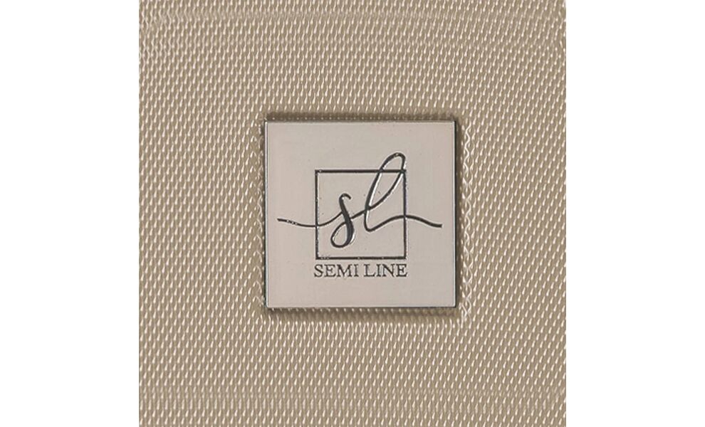 Валіза Semi Line 24" T567 - M (Champagne/Black), 49 л, Об'єм: 49, Колір виробника: Champagne/Black, зображення 8