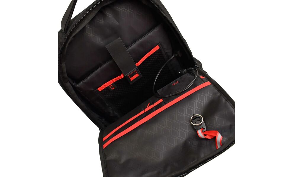 Рюкзак Semi Line USB P8251 (Black), 21 л, Об'єм: 21, Колір виробника: Black, зображення 6