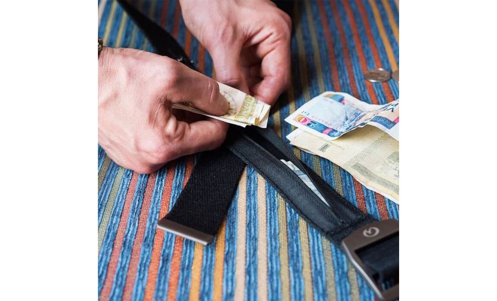 Ремінь з кишенькою Lifeventure Travel Money Belt (Black), Колір виробника: Black, зображення 2