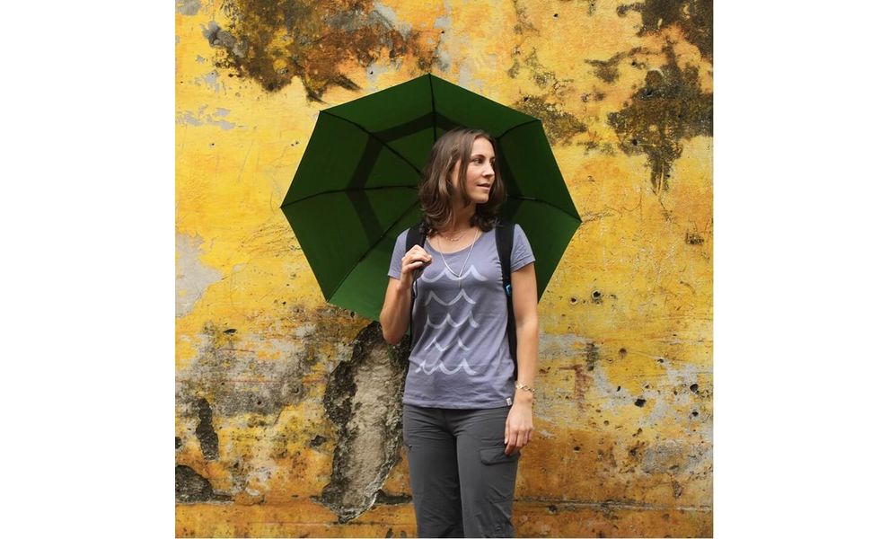 Парасоля Lifeventure Trek Umbrella (Black), Medium, зображення 5