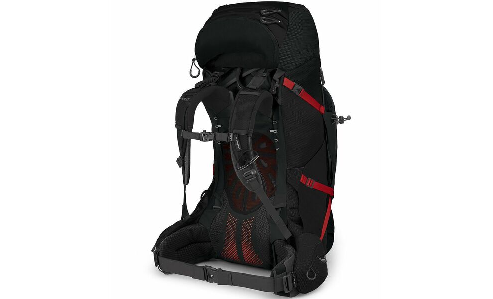 Рюкзак Osprey Aether Plus 70 - L/XL (Black), Об'єм: 70, Колір виробника: Black, Тип розміру спинки: L/XL, зображення 2
