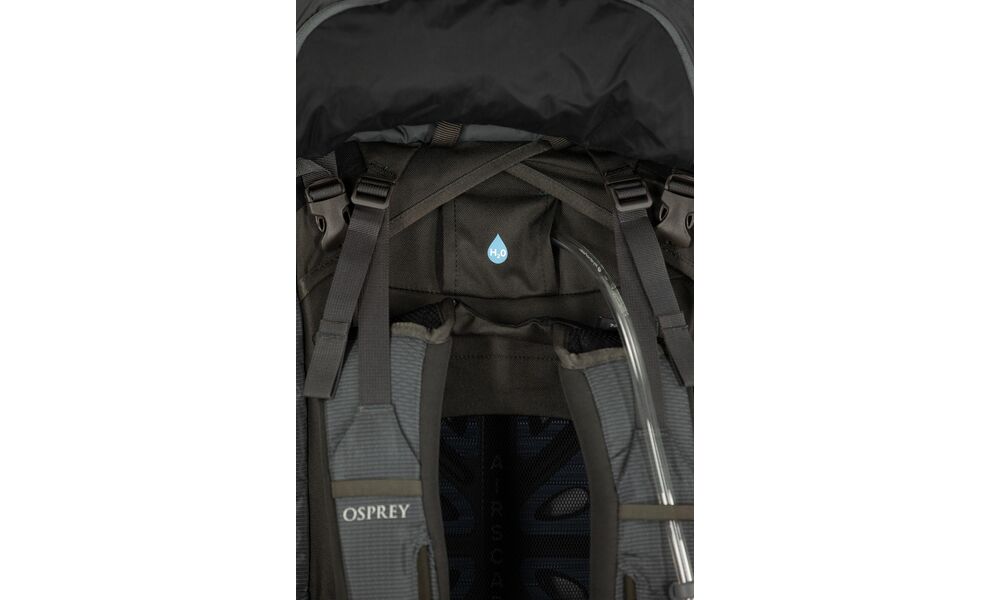 Рюкзак Osprey Aether Plus 70 - L/XL (Black), Об'єм: 70, Колір виробника: Black, Тип розміру спинки: L/XL, зображення 13