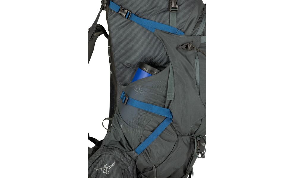 Рюкзак Osprey Aether Plus 70 - L/XL (Black), Об'єм: 70, Колір виробника: Black, Тип розміру спинки: L/XL, зображення 11