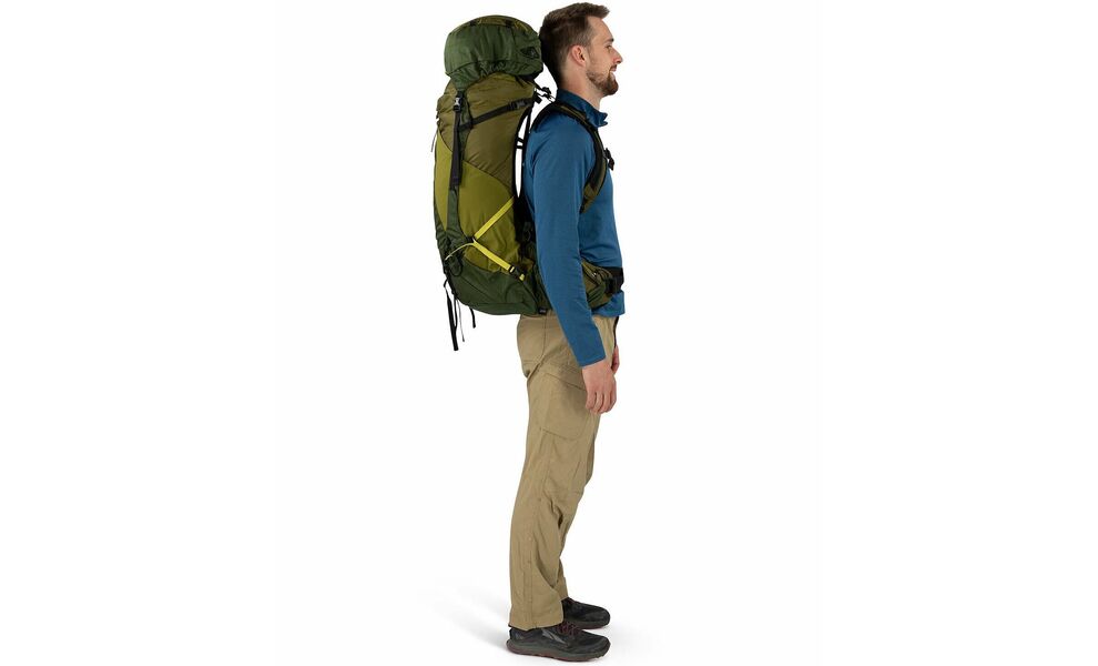 Рюкзак Osprey Atmos AG LT 50 - L/XL (Night Shift/Scoria Blue), Об'єм: 53, Колір виробника: Night Shift/Scoria Blue, Тип розміру спинки: L/XL, зображення 9