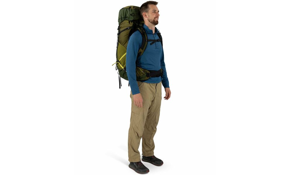 Рюкзак Osprey Atmos AG LT 50 - L/XL (Night Shift/Scoria Blue), Об'єм: 53, Колір виробника: Night Shift/Scoria Blue, Тип розміру спинки: L/XL, зображення 8