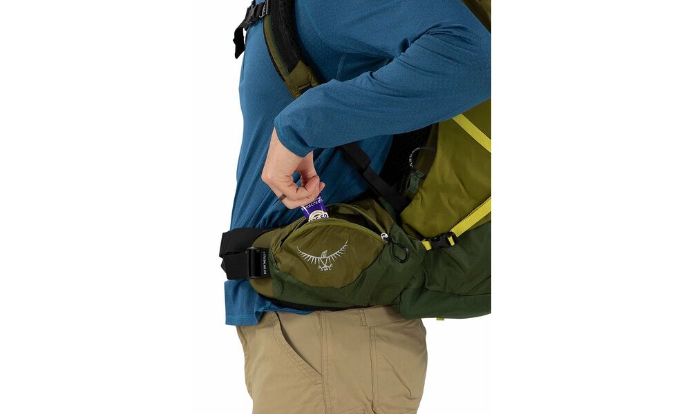 Рюкзак Osprey Atmos AG LT 50 - L/XL (Night Shift/Scoria Blue), Об'єм: 53, Колір виробника: Night Shift/Scoria Blue, Тип розміру спинки: L/XL, зображення 10