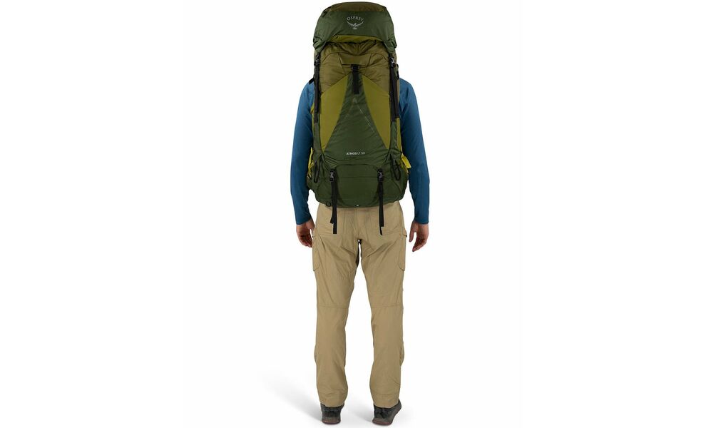 Рюкзак Osprey Atmos AG LT 50 - L/XL (Night Shift/Scoria Blue), Об'єм: 53, Колір виробника: Night Shift/Scoria Blue, Тип розміру спинки: L/XL, зображення 7
