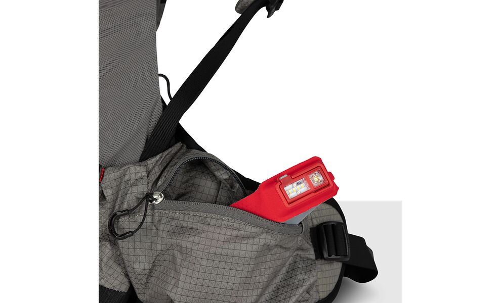 Рюкзак Osprey Eja Pro 55 - WM/L (Dale Grey/Poinsettia Red), зображення 13