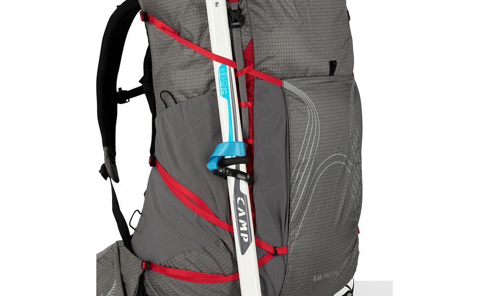 Рюкзак Osprey Eja Pro 55 - WM/L (Dale Grey/Poinsettia Red), зображення 17