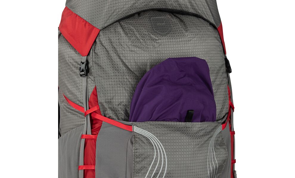 Рюкзак Osprey Eja Pro 55 - WM/L (Dale Grey/Poinsettia Red), зображення 19