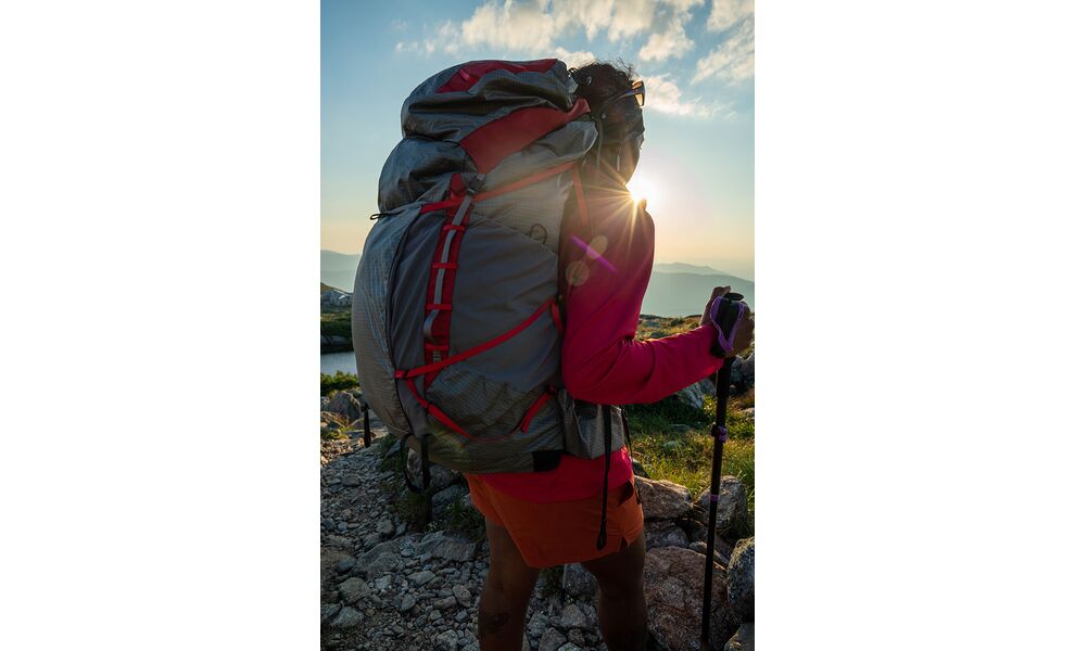 Рюкзак Osprey Eja Pro 55 - WM/L (Dale Grey/Poinsettia Red), зображення 24