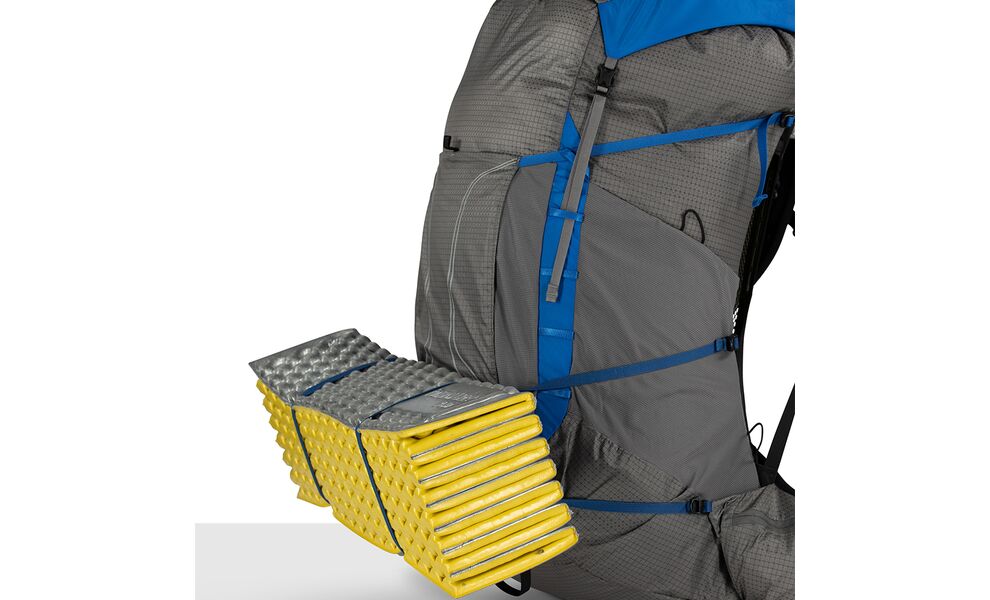 Рюкзак Osprey Exos Pro 55 - S/M (Dale Grey/Agam Blue), Об'єм: 55, Колір виробника: Dale Grey/Agam Blue, Тип розміру спинки: S/M, зображення 14