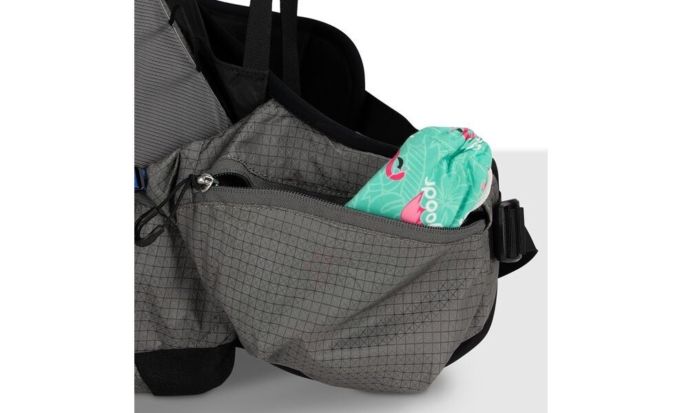 Рюкзак Osprey Exos Pro 55 - S/M (Dale Grey/Agam Blue), Об'єм: 55, Колір виробника: Dale Grey/Agam Blue, Тип розміру спинки: S/M, зображення 16