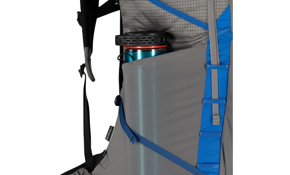 Рюкзак Osprey Exos Pro 55 - S/M (Dale Grey/Agam Blue), Об'єм: 55, Колір виробника: Dale Grey/Agam Blue, Тип розміру спинки: S/M, зображення 18