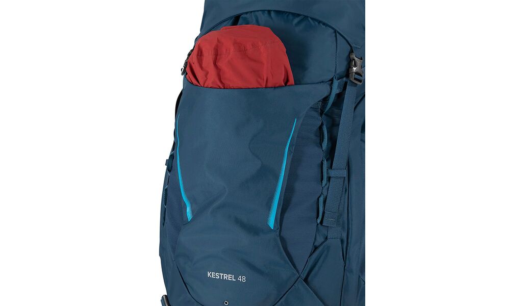 Рюкзак Osprey Kestrel 48 - L/XL (Black), Об'єм: 48, Колір виробника: Black, Тип розміру спинки: L/XL, зображення 11