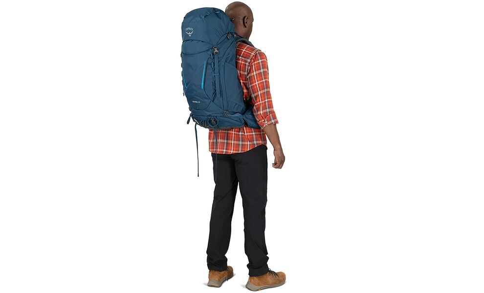 Рюкзак Osprey Kestrel 48 - L/XL (Black), Об'єм: 48, Колір виробника: Black, Тип розміру спинки: L/XL, зображення 6