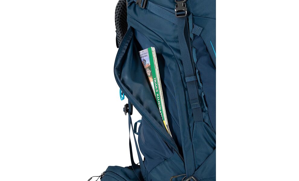 Рюкзак Osprey Kestrel 48 - L/XL (Black), Об'єм: 48, Колір виробника: Black, Тип розміру спинки: L/XL, зображення 10