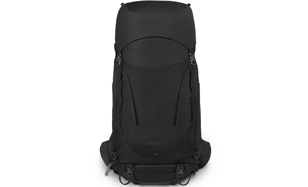 Рюкзак Osprey Kestrel 48 - L/XL (Black), Об'єм: 48, Колір виробника: Black, Тип розміру спинки: L/XL, зображення 3