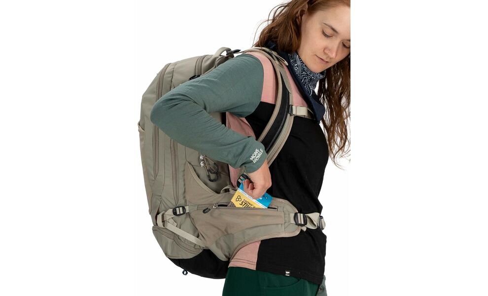 Рюкзак Osprey Escapist 25 - S/M (Black), 23 л, Об'єм: 23, Колір виробника: Black, Тип розміру спинки: S/M, зображення 10
