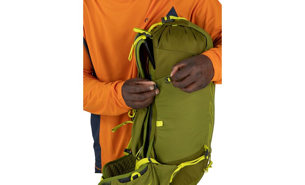 Рюкзак Osprey Talon Velocity 20 - L/XL (Matcha Green/Lemongrass), Об'єм: 22, Колір виробника: Matcha Green/Lemongrass, Тип розміру спинки: L/XL, зображення 12