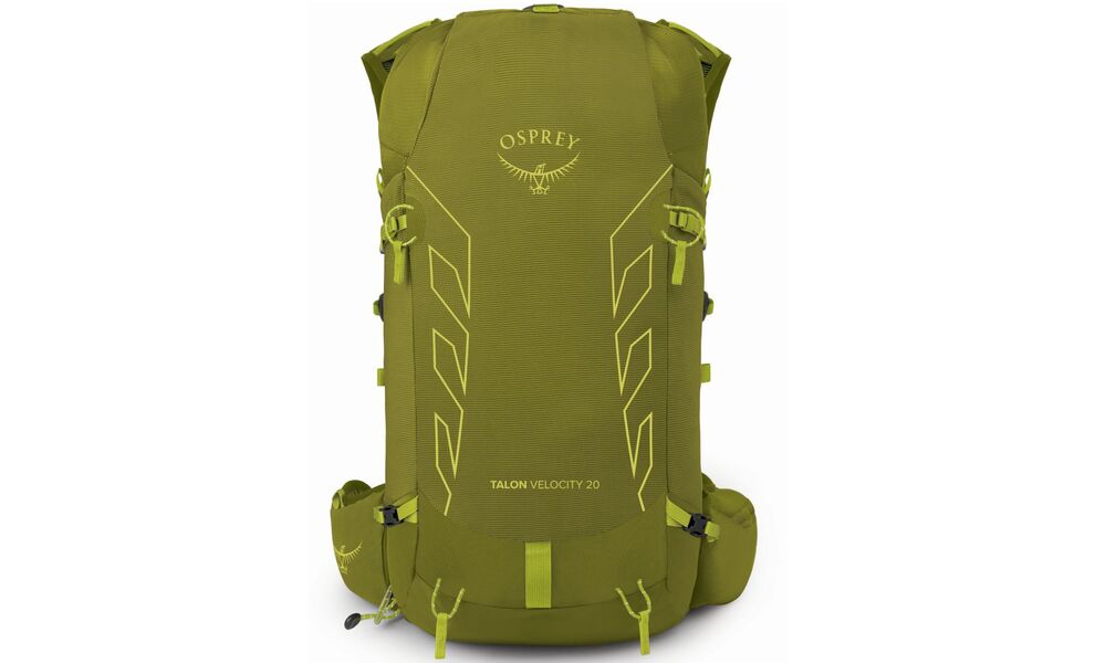 Рюкзак Osprey Talon Velocity 20 - L/XL (Matcha Green/Lemongrass), Об'єм: 22, Колір виробника: Matcha Green/Lemongrass, Тип розміру спинки: L/XL, зображення 3