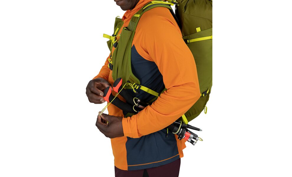 Рюкзак Osprey Talon Velocity 20 - L/XL (Matcha Green/Lemongrass), Об'єм: 22, Колір виробника: Matcha Green/Lemongrass, Тип розміру спинки: L/XL, зображення 9