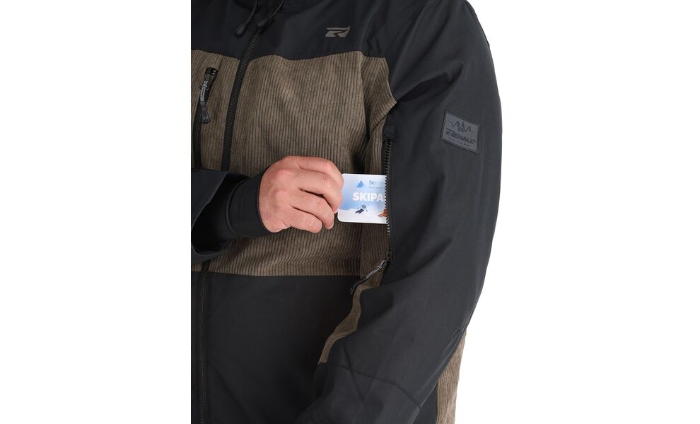 Лижна куртка чоловіча Rehall Castle (1000/Black), Колір виробника: 1000/Black, Розмір: L, зображення 11