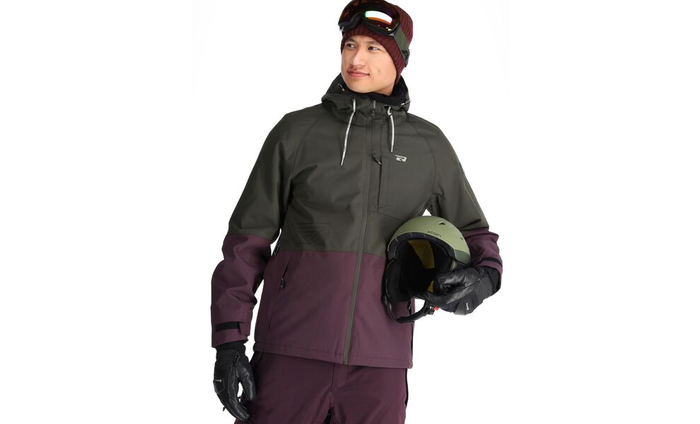 Лижна куртка чоловіча Rehall Clive (1015/Graphite), Колір виробника: 1015/Graphite, Розмір: M, зображення 17