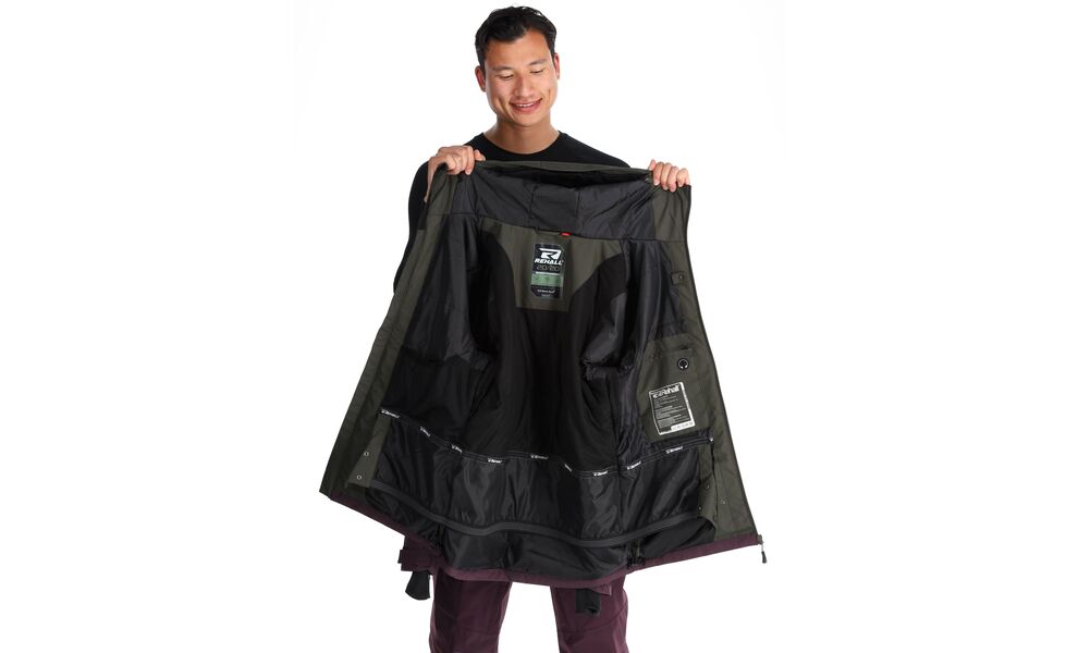 Лижна куртка чоловіча Rehall Clive (1015/Graphite), Колір виробника: 1015/Graphite, Розмір: L, зображення 18