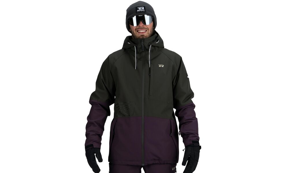 Лижна куртка чоловіча Rehall Clive (1015/Graphite), Колір виробника: 1015/Graphite, Розмір: M, зображення 3