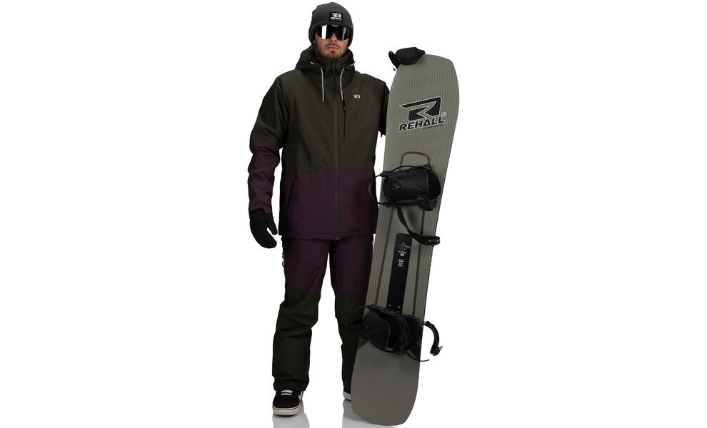 Лижна куртка чоловіча Rehall Clive (1015/Graphite), Колір виробника: 1015/Graphite, Розмір: L, зображення 6