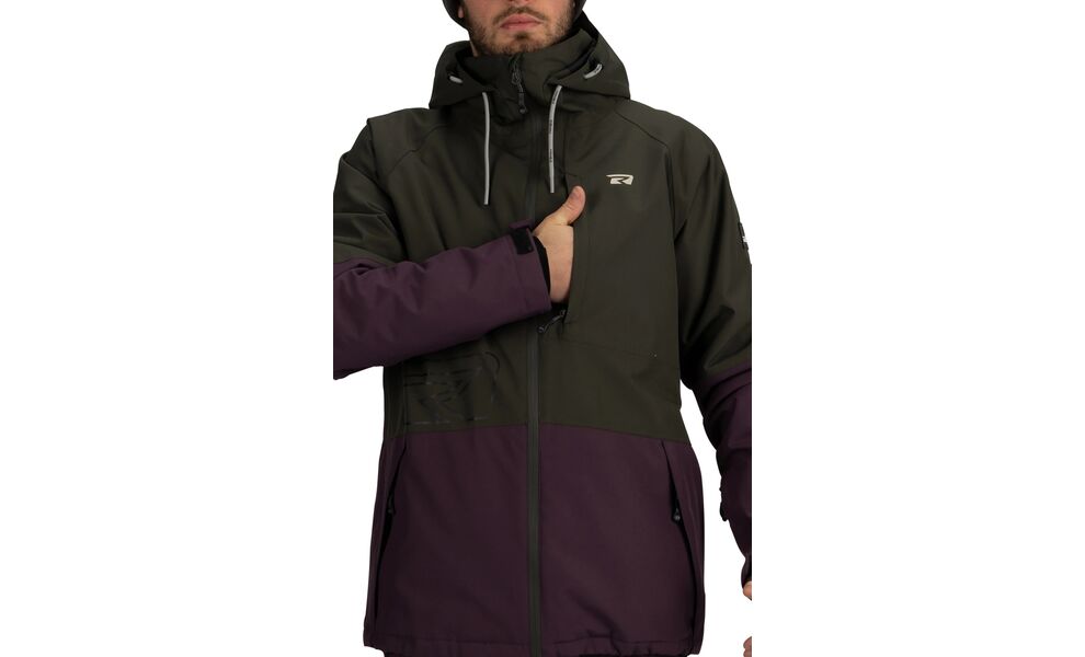 Лижна куртка чоловіча Rehall Clive (1015/Graphite), Колір виробника: 1015/Graphite, Розмір: M, зображення 7