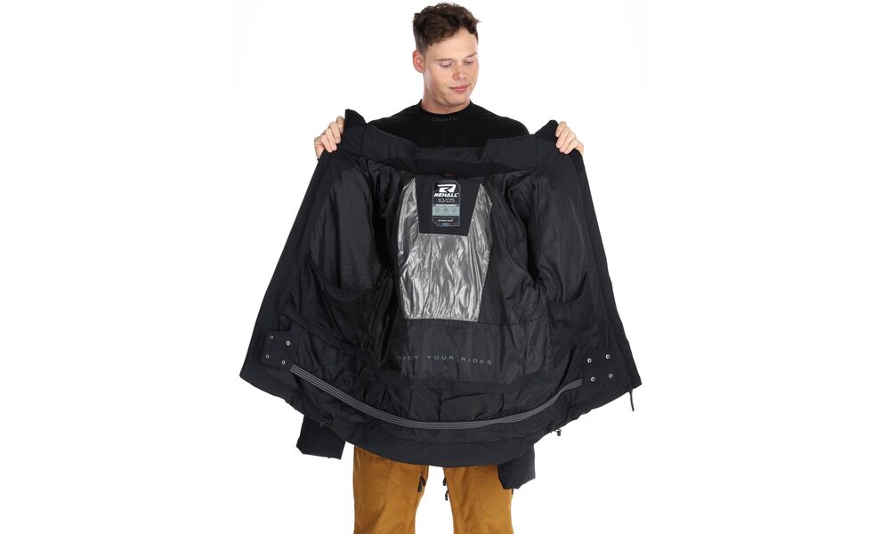 Пуховик чоловічий Rehall Gery (1000/Black), Колір виробника: 1000/Black, Розмір: L, зображення 14