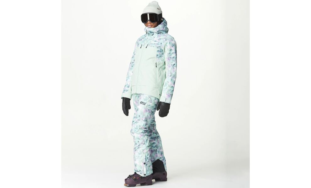 Лижна куртка жіноча Picture Organic Exa - WVT0368 (Blurry Water Print-Silt Green), Колір виробника: Blurry Water Print-Silt Green, Розмір: S, зображення 5