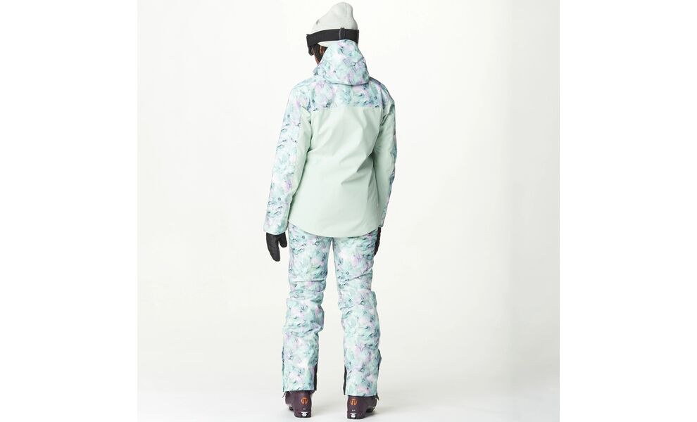 Лижна куртка жіноча Picture Organic Exa - WVT0368 (Blurry Water Print-Silt Green), Колір виробника: Blurry Water Print-Silt Green, Розмір: S, зображення 6