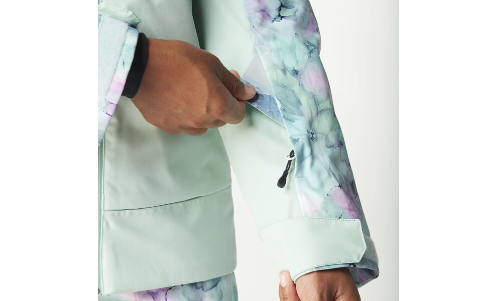 Лижна куртка жіноча Picture Organic Exa - WVT0368 (Blurry Water Print-Silt Green), Колір виробника: Blurry Water Print-Silt Green, Розмір: S, зображення 8