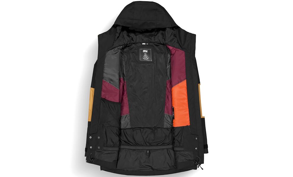 Лижна куртка чоловіча Picture Organic Jomoh - MVT0527 (Black-Brown Sugar), Колір виробника: Black-Brown Sugar, Розмір: L, зображення 3