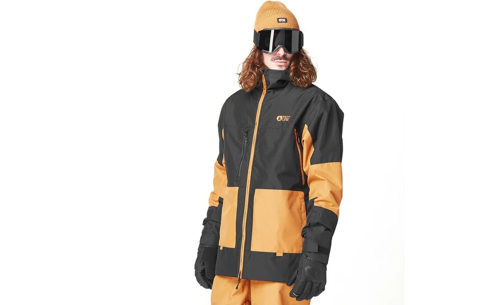 Лижна куртка чоловіча Picture Organic Jomoh - MVT0527 (Black-Brown Sugar), Колір виробника: Black-Brown Sugar, Розмір: L, зображення 4