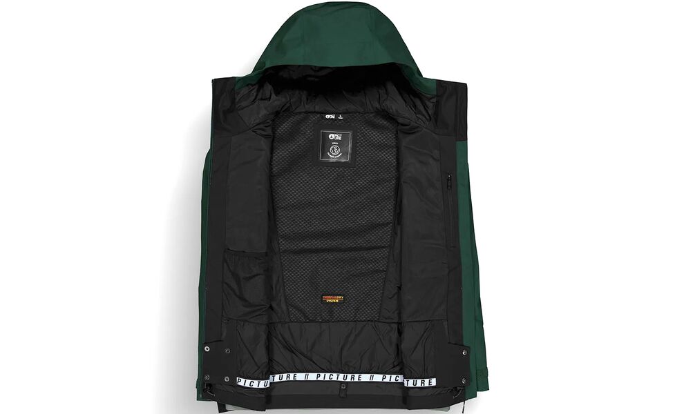 Лижна куртка чоловіча Picture Organic Picture Object - MVT0525 (Ponderosa Pine-Golden-Laurel Wreath), Колір виробника: Ponderosa Pine-Golden-Laurel Wreath, Розмір: M, зображення 3