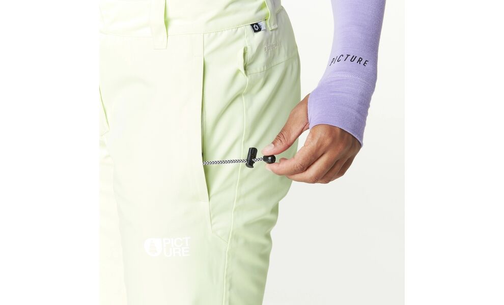 Лижні штани жіночі Picture Organic Exa - WPT0122 (Lime Cream), Колір виробника: Lime Cream, Розмір: S, зображення 6