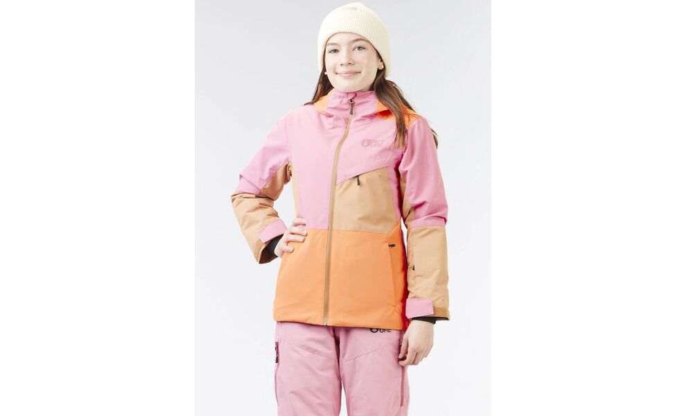 Лижна куртка дитяча Picture Organic Kamelya - KVT099 (Cashmere Rose), Колір виробника: Cashmere Rose, Розмір: 14, зображення 3